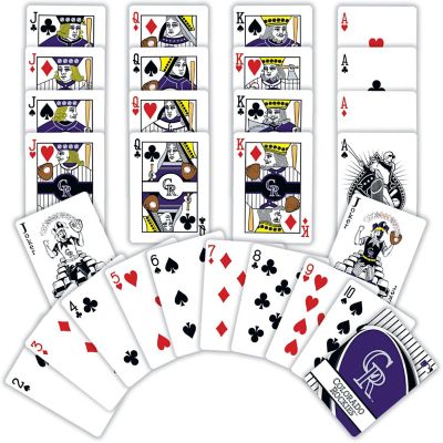 Officially Licensed MLB Colorado Rockies Playing Cards - 54 Card Deck Image 2
