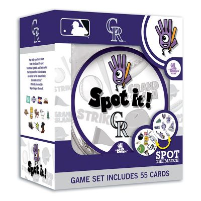 Officially licensed MLB Colorado Rockies Spot It Game Image 1