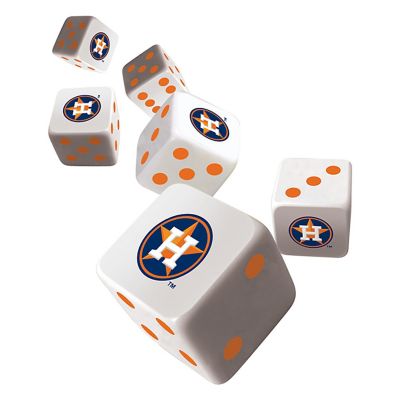 Officially Licensed MLB Houston Astros 6 Piece D6 Gaming Dice Set Image 2
