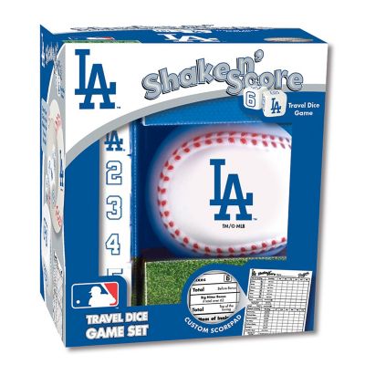 Officially Licensed MLB Los Angeles Dodgers Shake N Score Dice Game Image 1