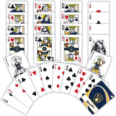 Officially Licensed MLB Milwaukee Brewers Playing Cards - 54 Card Deck Image 2