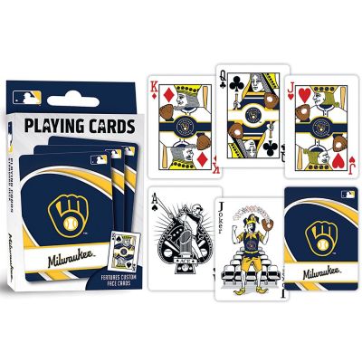 Officially Licensed MLB Milwaukee Brewers Playing Cards - 54 Card Deck Image 3