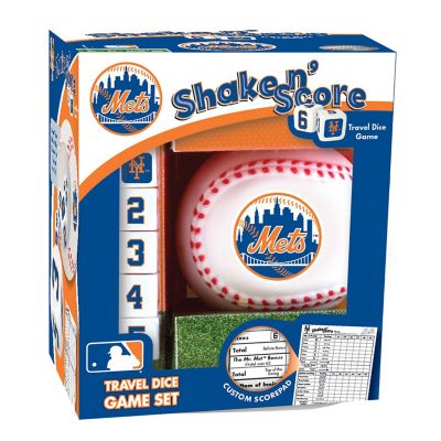 Officially Licensed MLB New York Mets Shake N Score Dice Game Image 1