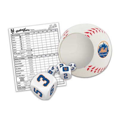 Officially Licensed MLB New York Mets Shake N Score Dice Game Image 2