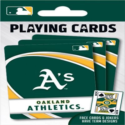 Officially Licensed MLB Oakland Athletics Playing Cards - 54 Card Deck Image 1