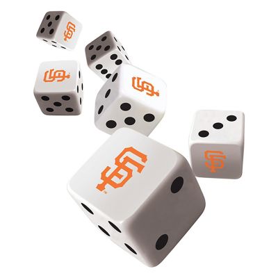 Officially Licensed MLB San Francisco Giants 6 Piece D6 Gaming Dice Set Image 2