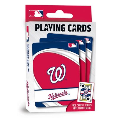 Officially Licensed MLB Washington Nationals Playing Cards - 54 Card Deck Image 1