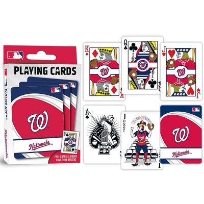 Officially Licensed MLB Washington Nationals Playing Cards - 54 Card Deck Image 3