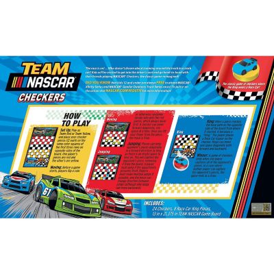 Officially licensed NASCAR Checkers Board Game ages 6+ Image 3