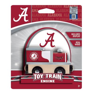 Officially Licensed NCAA Alabama Crimson Tide Wooden Toy Train Engine For Kids Image 2