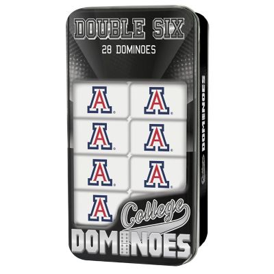 Officially Licensed NCAA Arizona Wildcats 28 Piece Dominoes Game Image 1