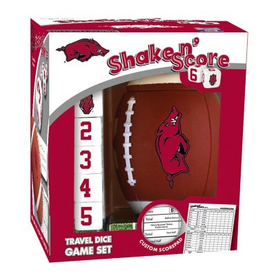 Officially Licensed NCAA Arkansas Razorbacks Shake N Score Dice Game Image 1