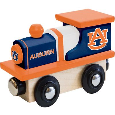 Officially Licensed NCAA Auburn Tigers Wooden Toy Train Engine For Kids Image 1