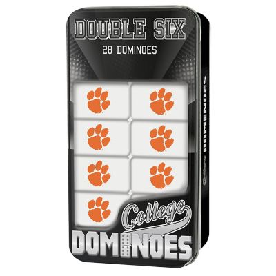 Officially Licensed NCAA Clemson Tigers 28 Piece Dominoes Game Image 1