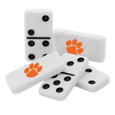 Officially Licensed NCAA Clemson Tigers 28 Piece Dominoes Game Image 2