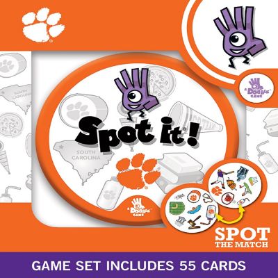 Officially licensed NCAA Clemson Tigers Spot It Game Image 1