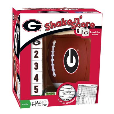 Officially Licensed NCAA Georgia Bulldogs Shake N Score Dice Game Image 1