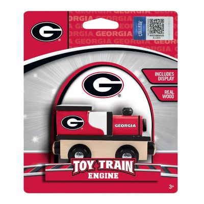Officially Licensed NCAA Georgia Bulldogs Wooden Toy Train Engine For Kids Image 2