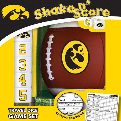 Officially Licensed NCAA Iowa Hawkeyes Shake N Score Dice Game Image 1