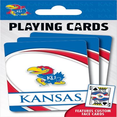 Officially Licensed NCAA Kansas Jayhawks Playing Cards - 54 Card Deck Image 1