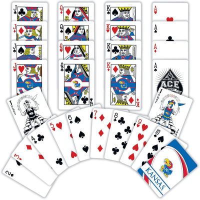 Officially Licensed NCAA Kansas Jayhawks Playing Cards - 54 Card Deck Image 2