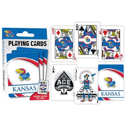 Officially Licensed NCAA Kansas Jayhawks Playing Cards - 54 Card Deck Image 3