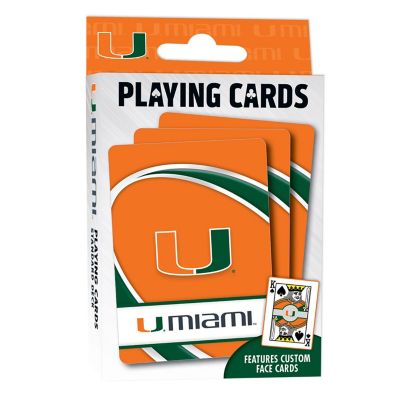 Officially Licensed NCAA Miami Hurricanes Playing Cards - 54 Card Deck Image 1