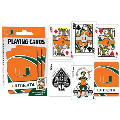 Officially Licensed NCAA Miami Hurricanes Playing Cards - 54 Card Deck Image 3