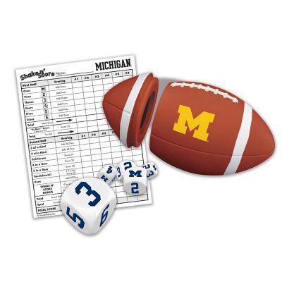 Officially Licensed NCAA Michigan Wolverines Shake N Score Dice Game Image 2