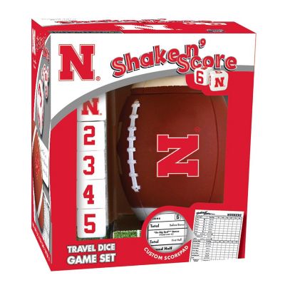 Officially Licensed NCAA Nebraska Cornhuskers Shake N Score Dice Game Image 1