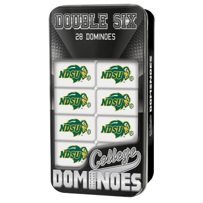 Officially Licensed NCAA North Dakota State Bison 28 Piece Dominoes Game Image 1