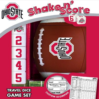 Officially Licensed NCAA Ohio State Buckeyes Shake N Score Dice Game Image 1