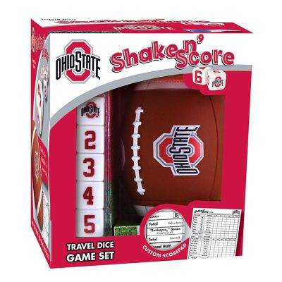 Officially Licensed NCAA Ohio State Buckeyes Shake N Score Dice Game Image 1