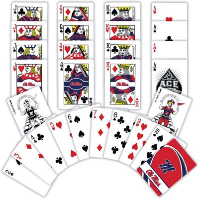 Officially Licensed NCAA Ole Miss Rebels Playing Cards - 54 Card Deck Image 2