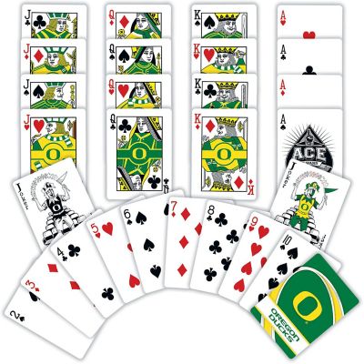 Officially Licensed NCAA Oregon Ducks Playing Cards - 54 Card Deck Image 2