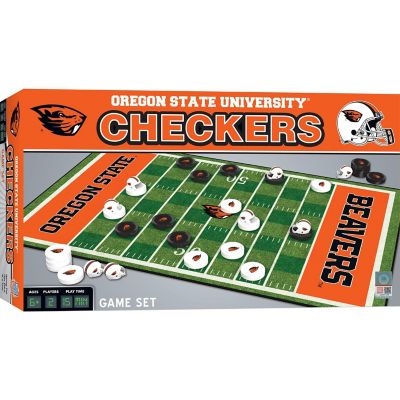 Officially licensed NCAA Oregon State Beavers Checkers Board Game ages 6+ Image 1