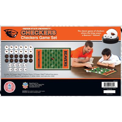Officially licensed NCAA Oregon State Beavers Checkers Board Game ages 6+ Image 2