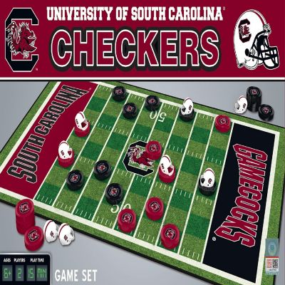 Officially licensed NCAA South Carolina Gamecocks Checkers Board Game ages 6+ Image 1