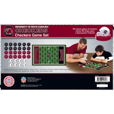 Officially licensed NCAA South Carolina Gamecocks Checkers Board Game ages 6+ Image 3