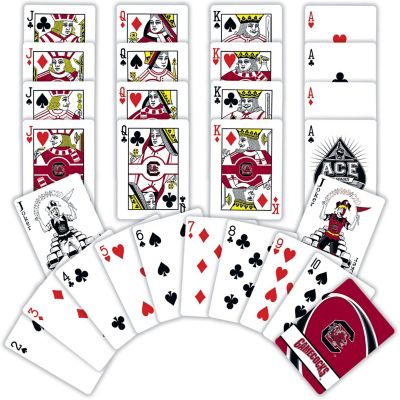 Officially Licensed NCAA South Carolina Gamecocks Playing Cards - 54 Card Deck Image 2