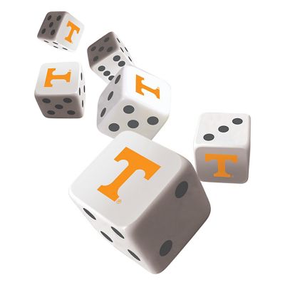 Officially Licensed NCAA Tennessee Volunteers 6 Piece D6 Gaming Dice Set Image 2