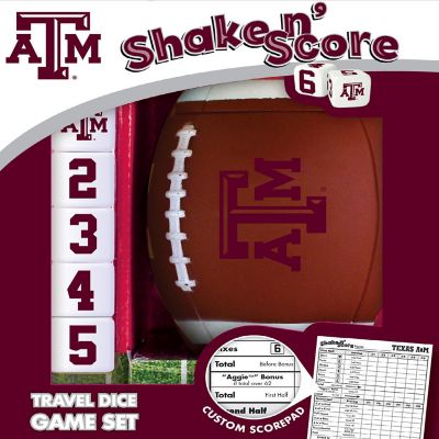 Officially Licensed NCAA Texas A&M Aggies Shake N Score Dice Game Image 1