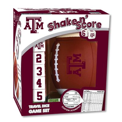 Officially Licensed NCAA Texas A&M Aggies Shake N Score Dice Game Image 1