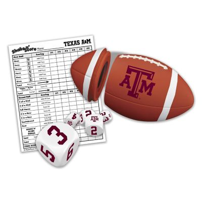 Officially Licensed NCAA Texas A&M Aggies Shake N Score Dice Game Image 2