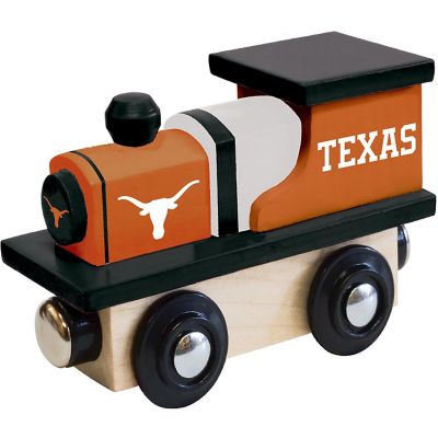 Officially Licensed NCAA Texas Longhorns Wooden Toy Train Engine For Kids Image 1