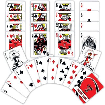 Officially Licensed NCAA Texas Tech Red Raiders Playing Cards - 54 Card Deck Image 2