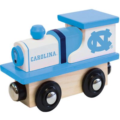 Officially Licensed NCAA UNC Tar Heels Wooden Toy Train Engine For Kids Image 1