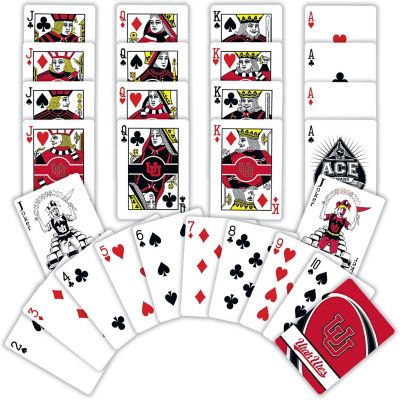 Officially Licensed NCAA Utah Utes Playing Cards - 54 Card Deck Image 2