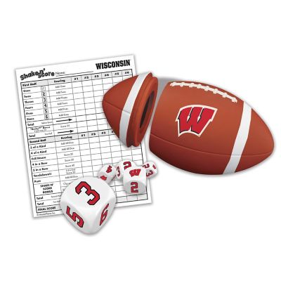 Officially Licensed NCAA Wisconsin Badgers Shake N Score Dice Game Image 2