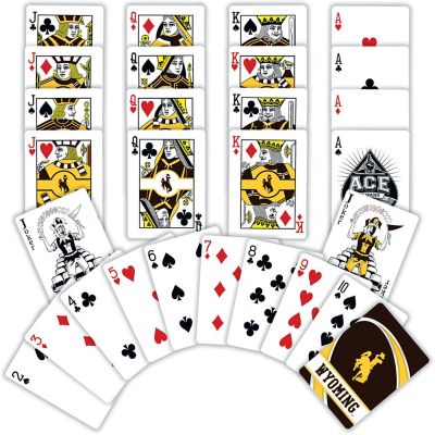 Officially Licensed NCAA Wyoming Cowboys Playing Cards - 54 Card Deck Image 2